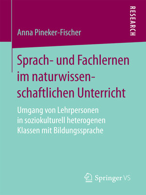 cover image of Sprach- und Fachlernen im naturwissenschaftlichen Unterricht